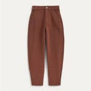 Everlane brown barrel jeans size 0
